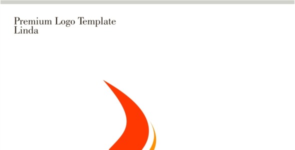 Шаблон логотипа на тему графика