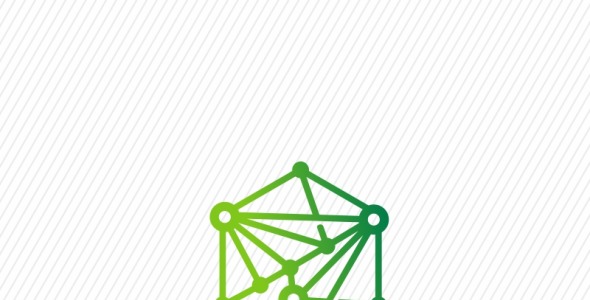 Шаблон логотипа на тему графика