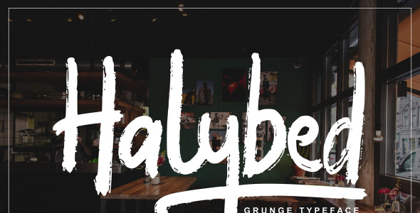 Шрифт на тему графика