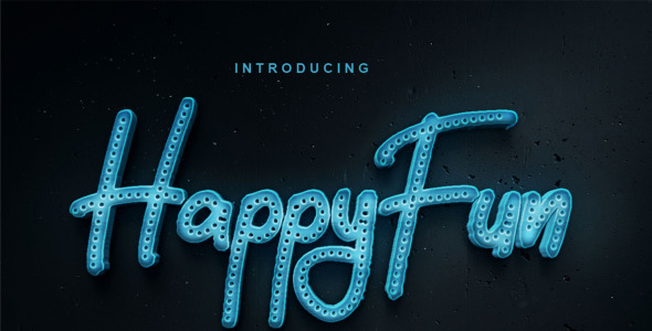 Шрифт на тему графика