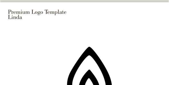 Шаблон логотипа на тему графика