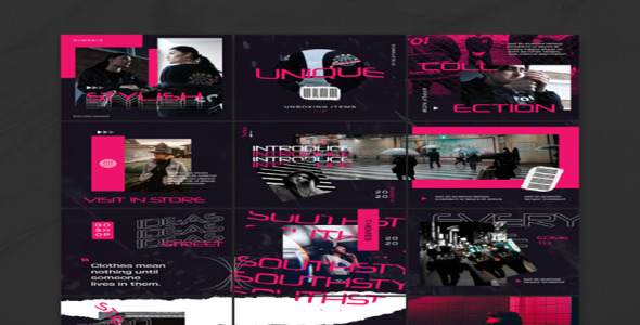 Шаблон для соцсетей на тему графика