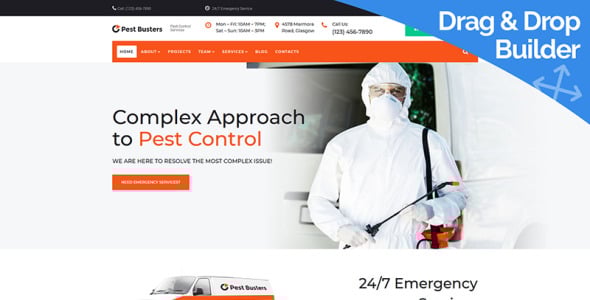 pest control moto cms 3 шаблон