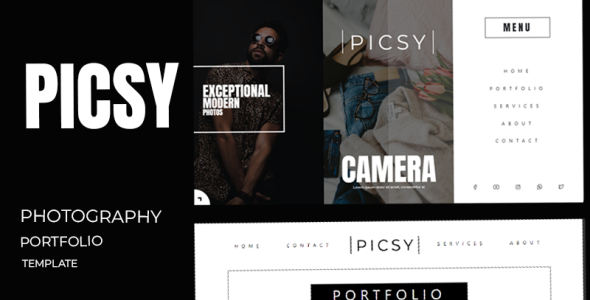Photography Portfolio HTML Website Template