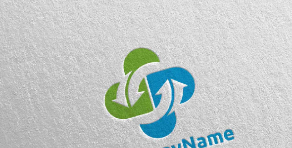 Шаблон логотипа на тему графика