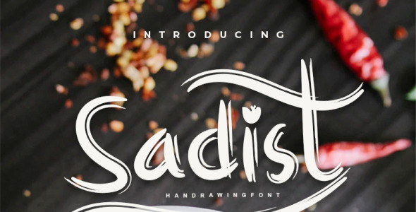 Шрифт на тему графика