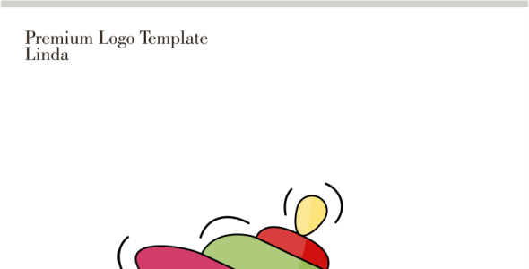 Шаблон логотипа на тему графика