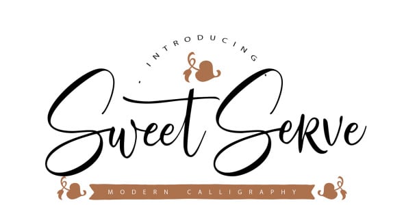 Шрифт на тему графика