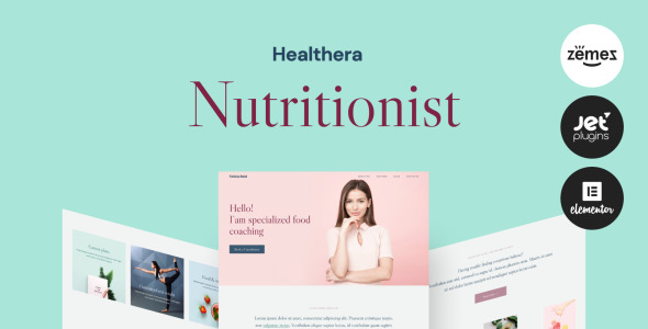 сертифицированный диетолог wordpress тема
