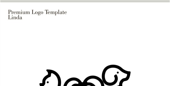 Шаблон логотипа на тему графика