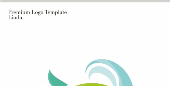 Шаблон логотипа на тему графика