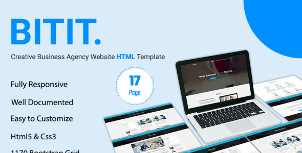 шаблон сайта креативного бизнес-агентства