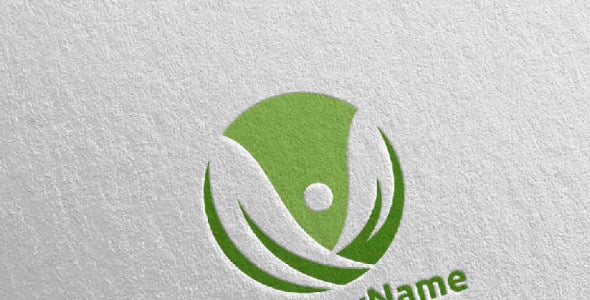 Шаблон логотипа на тему графика