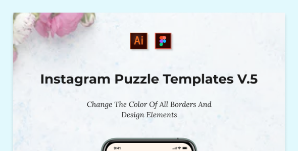 Шаблон для соцсетей на тему графика