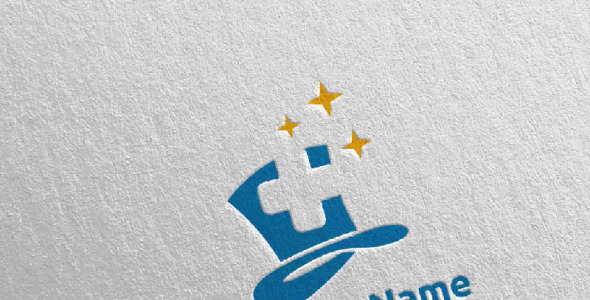 Шаблон логотипа на тему графика