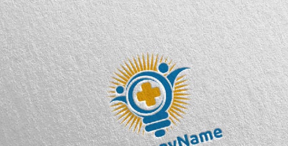 Шаблон логотипа на тему графика