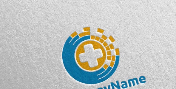 Шаблон логотипа на тему графика