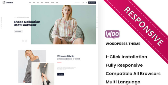 минималистичная адаптивная тема магазина woocommerce