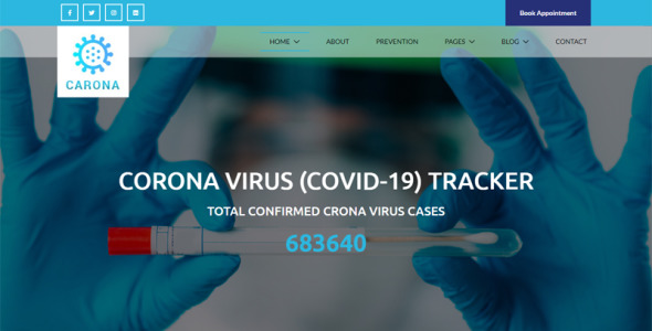 19) Medical Website Template