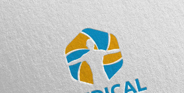 Шаблон логотипа на тему графика