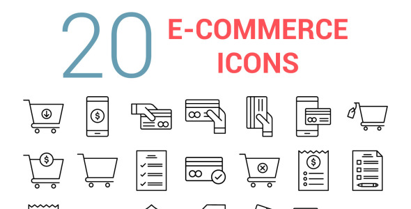 Набор иконок на тему графика