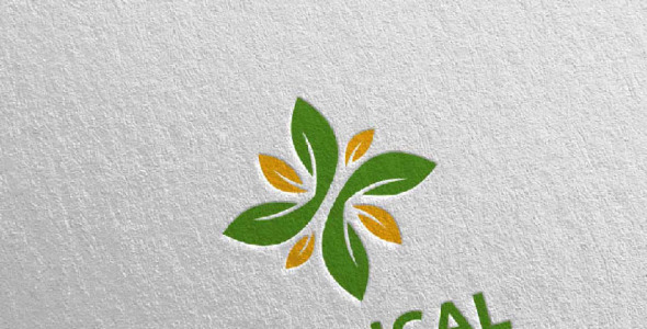 Шаблон логотипа на тему графика