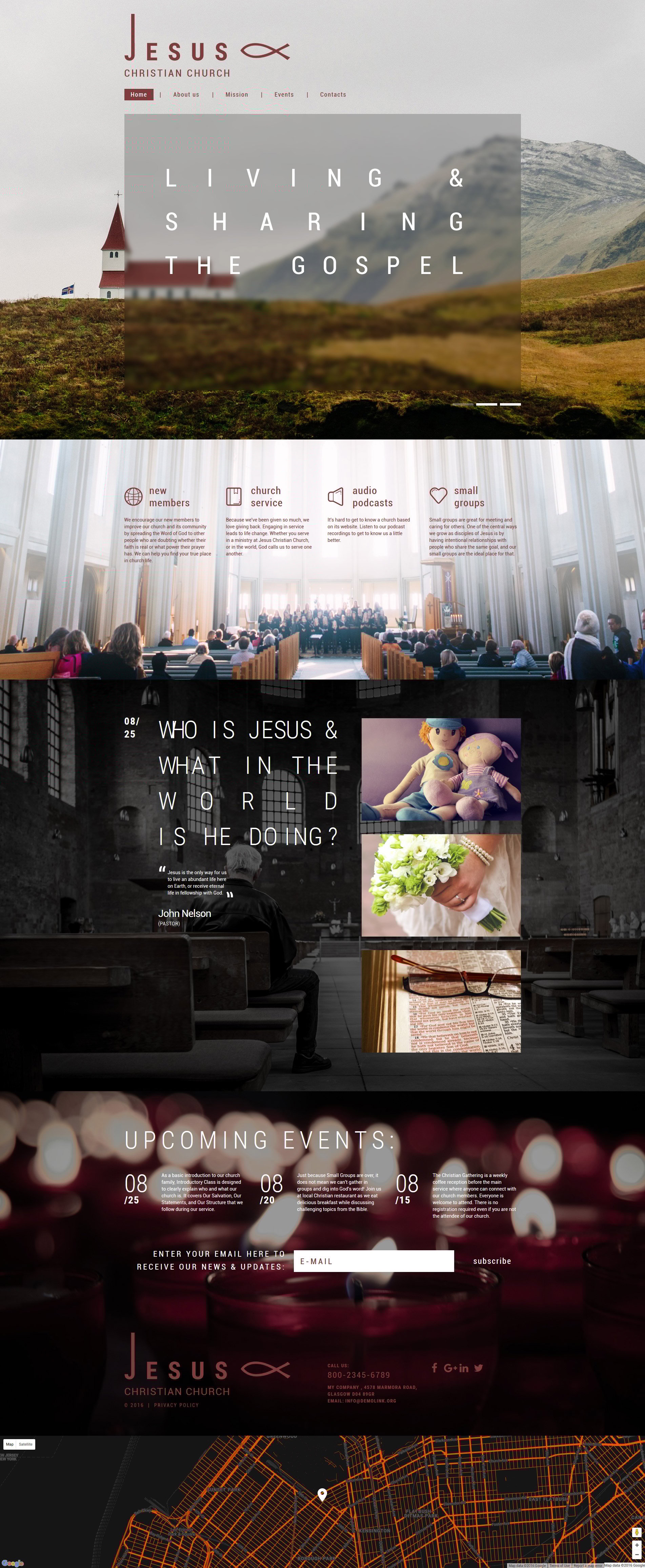 Christian Responsive Website Template