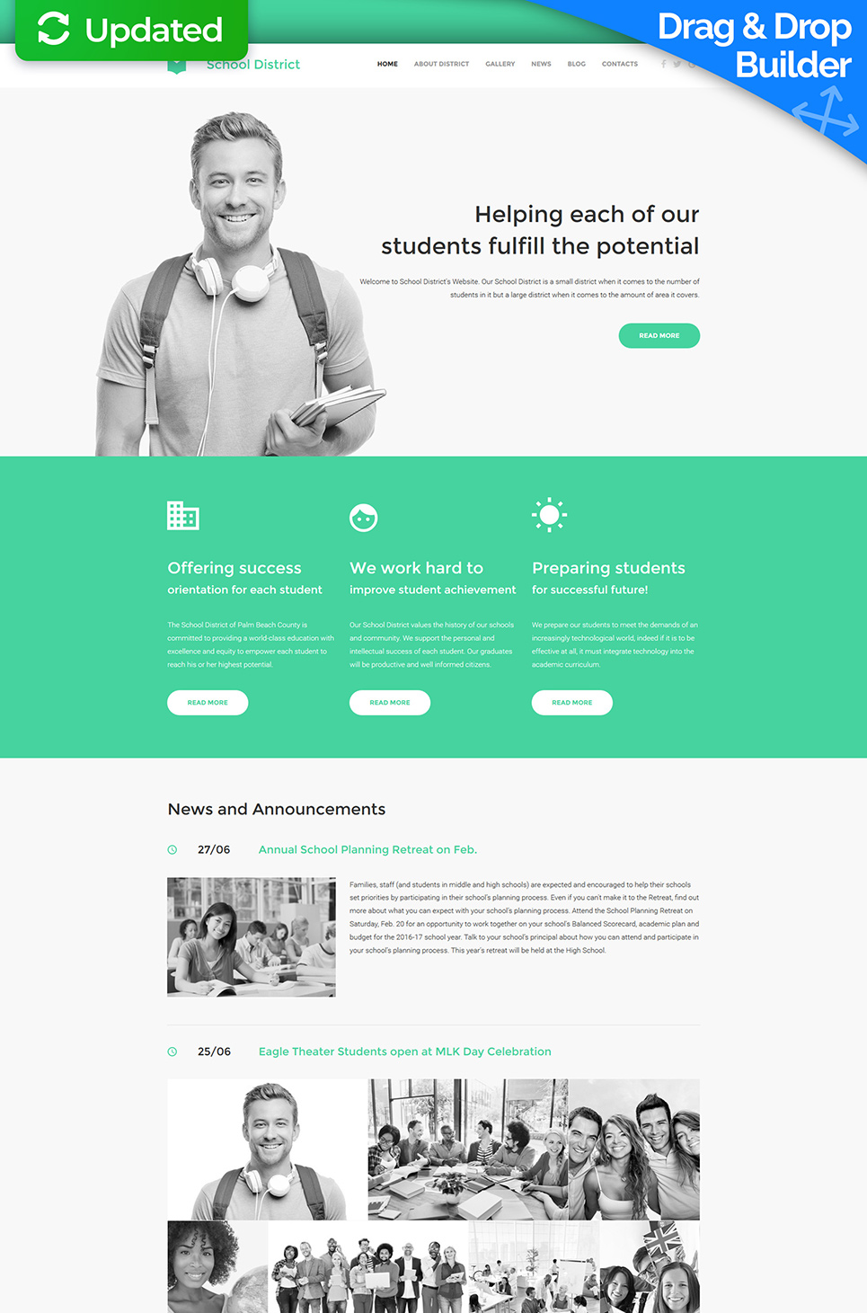 Education Responsive Moto CMS 3 Template New Screenshots BIG
