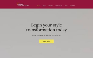 Image Consultant Website Template
