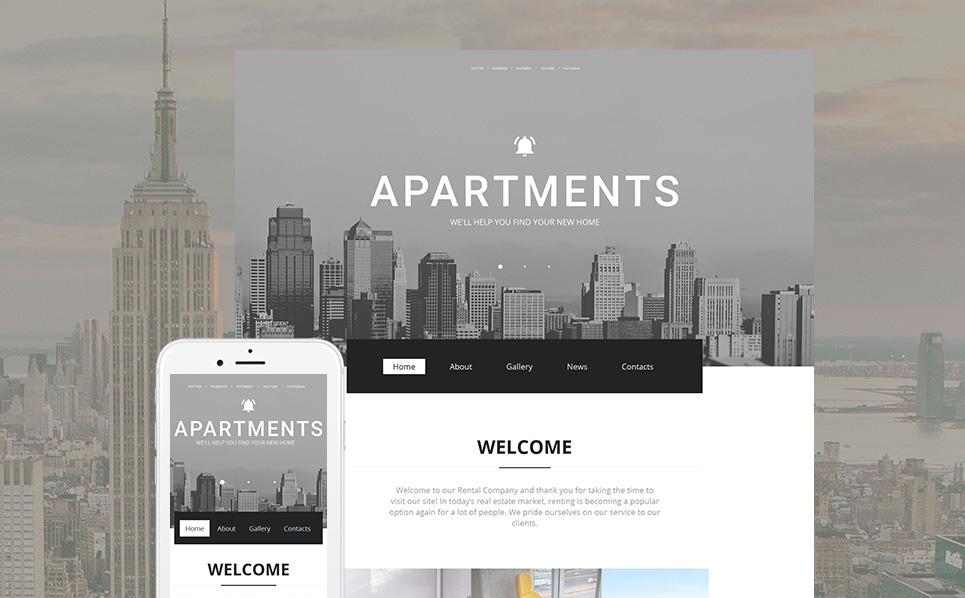 Real Estate Moto CMS HTML Template 59155