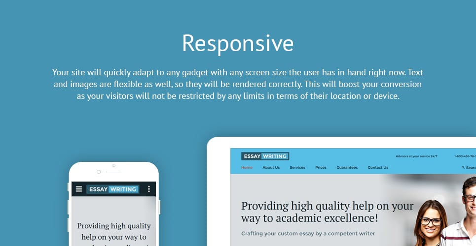 Essay Writing Website Template