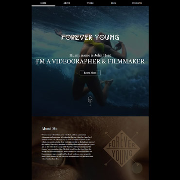 Young Videographer Website Templates 59255