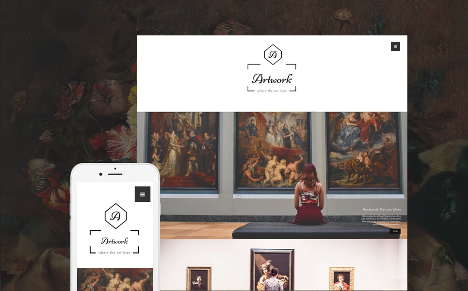 best wordpress themes for visual artists