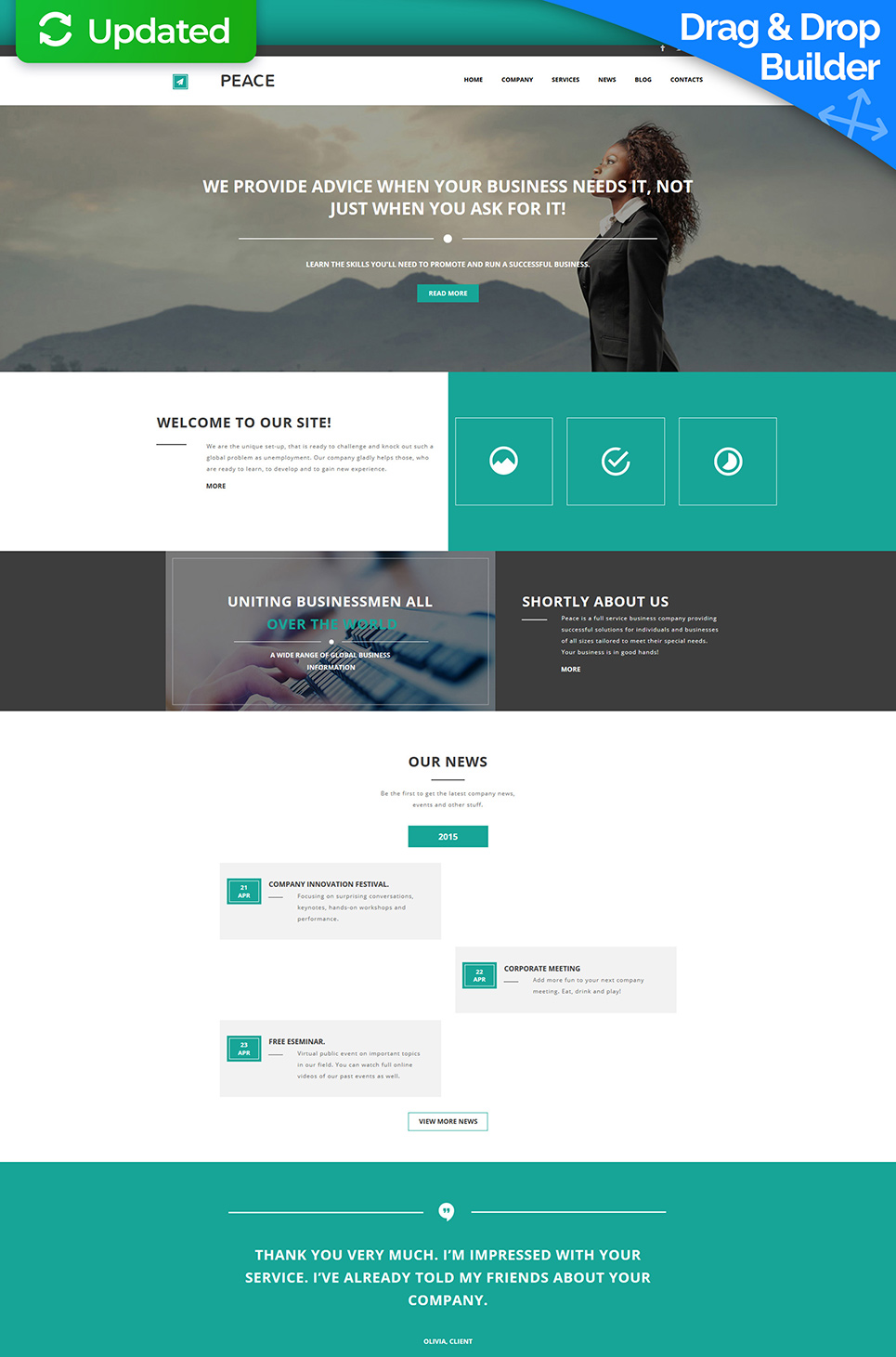 Business Responsive Moto CMS 3 Template New Screenshots BIG