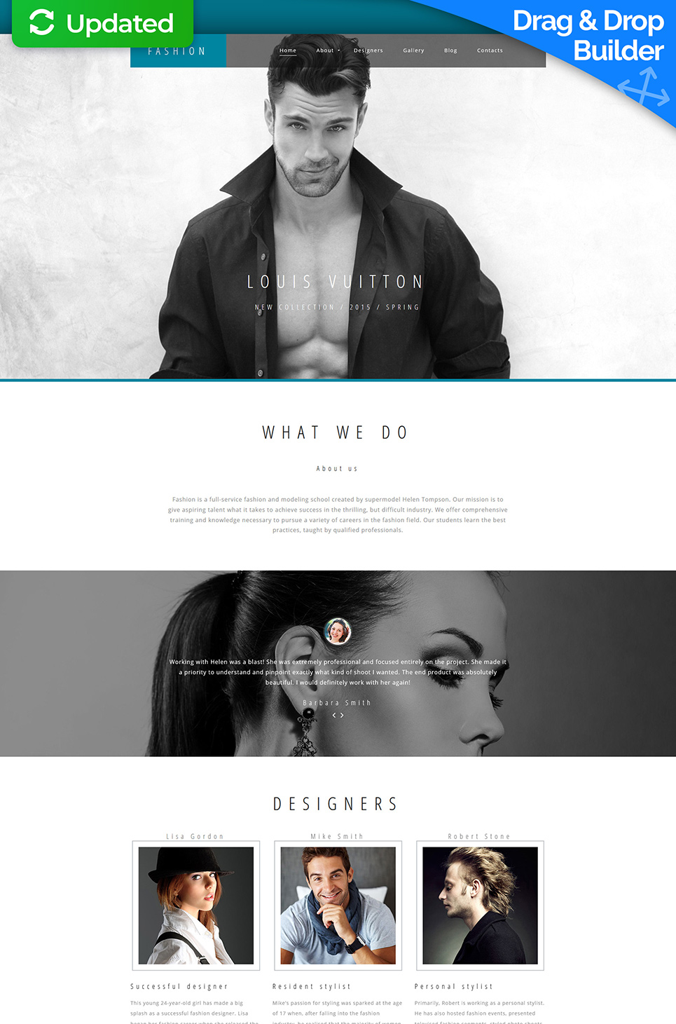 Fashion Responsive Moto CMS 3 Template New Screenshots BIG