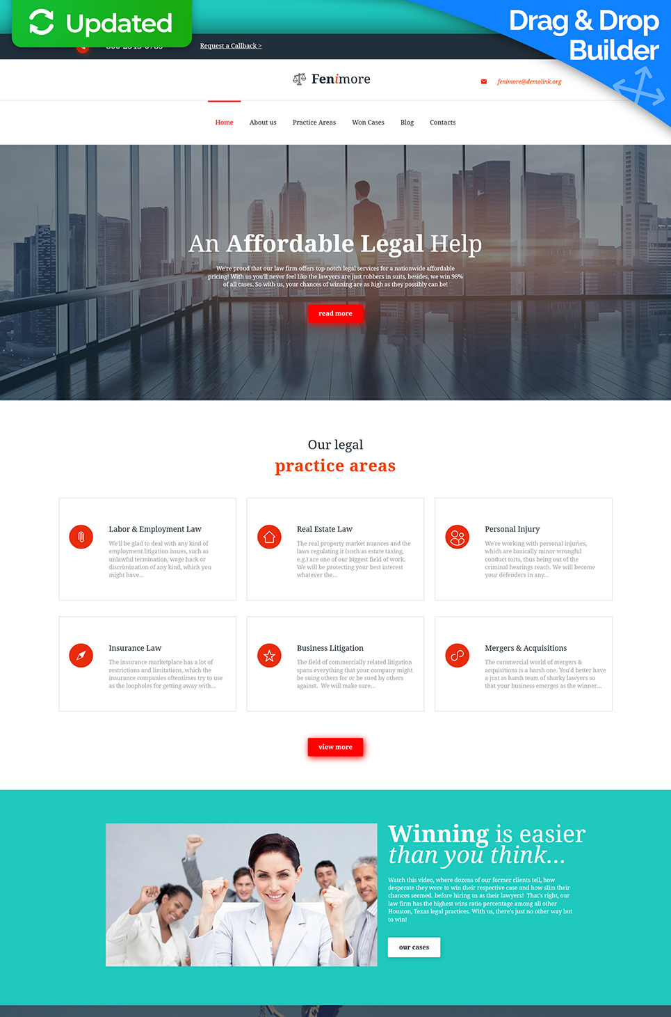 Law Firm Responsive Moto CMS 3 Template New Screenshots BIG