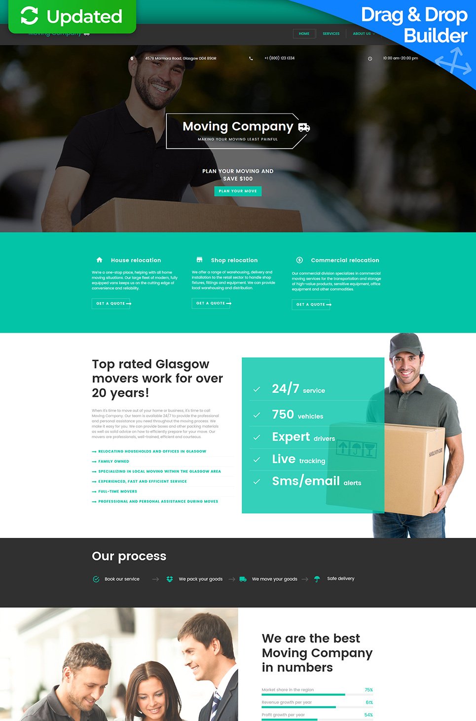 Moving Company Responsive Moto CMS 3 Template New Screenshots BIG