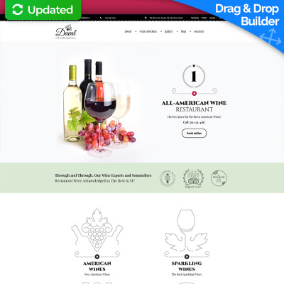 Spanish Restaurant Responsive Moto CMS 3 Template #59230