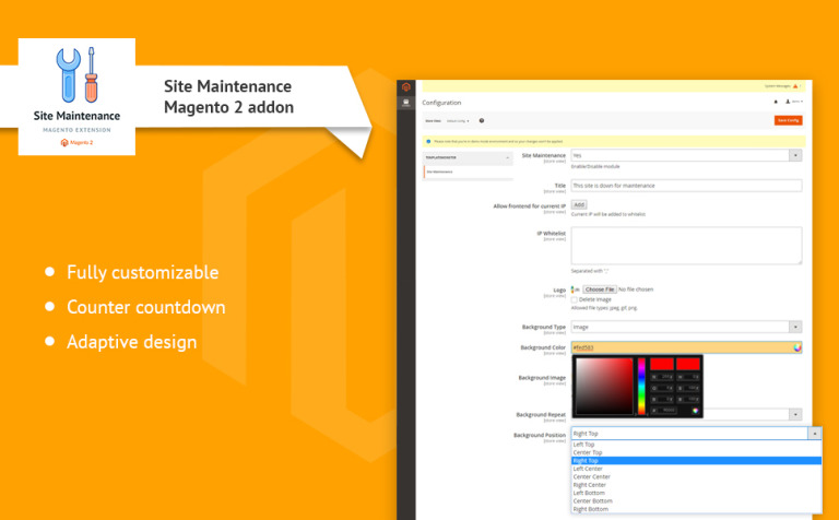 TM Site Maintenance Magento Extension Template Big Screenshot TM Site Maintenance Magento Extension New Screenshots BIG
