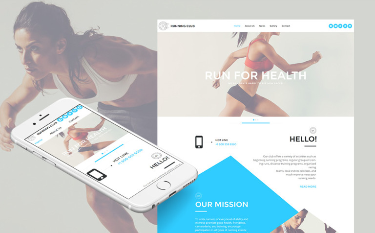 Running Premium Moto CMS HTML Template Big Screenshot Running Moto CMS HTML Template New Screenshots BIG