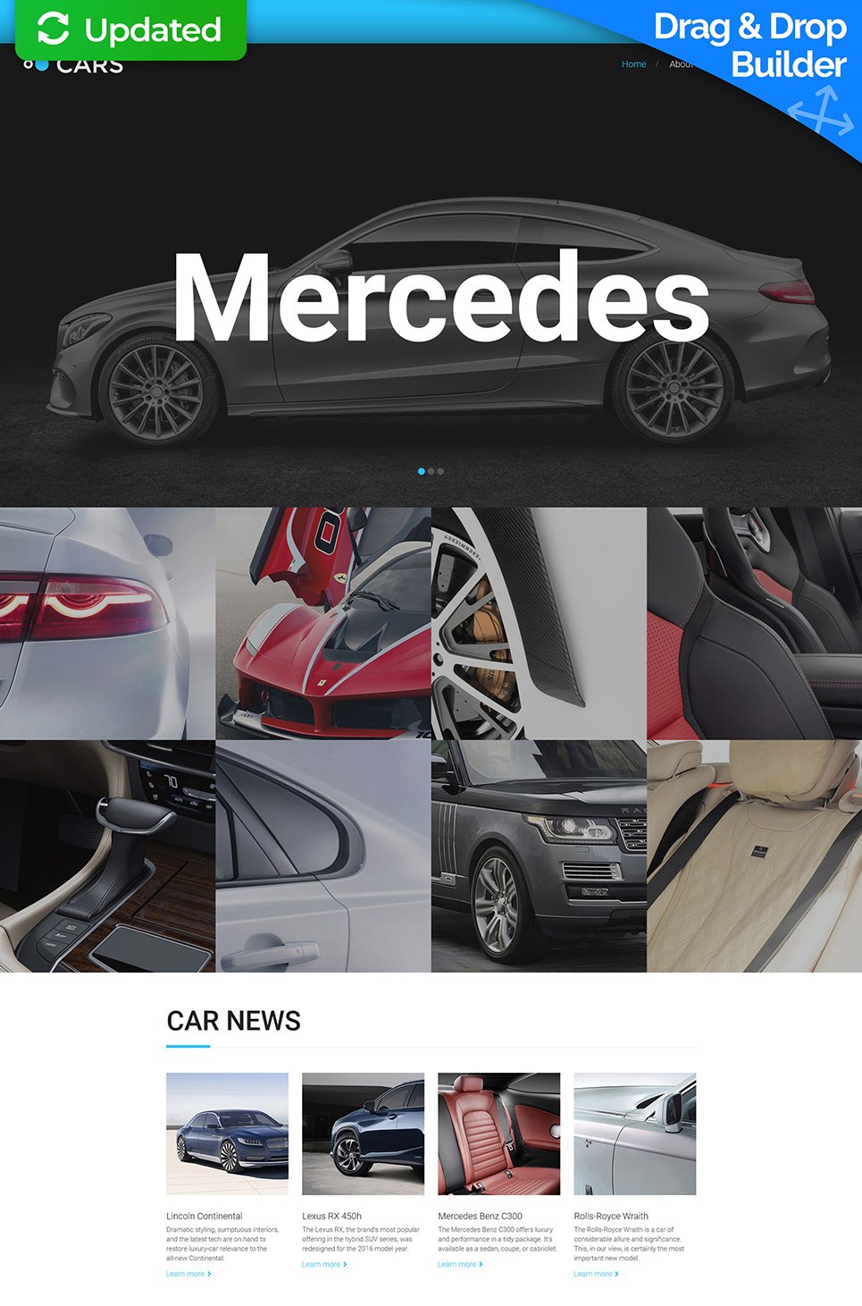 Car Dealer Responsive Moto CMS 3 Template New Screenshots BIG