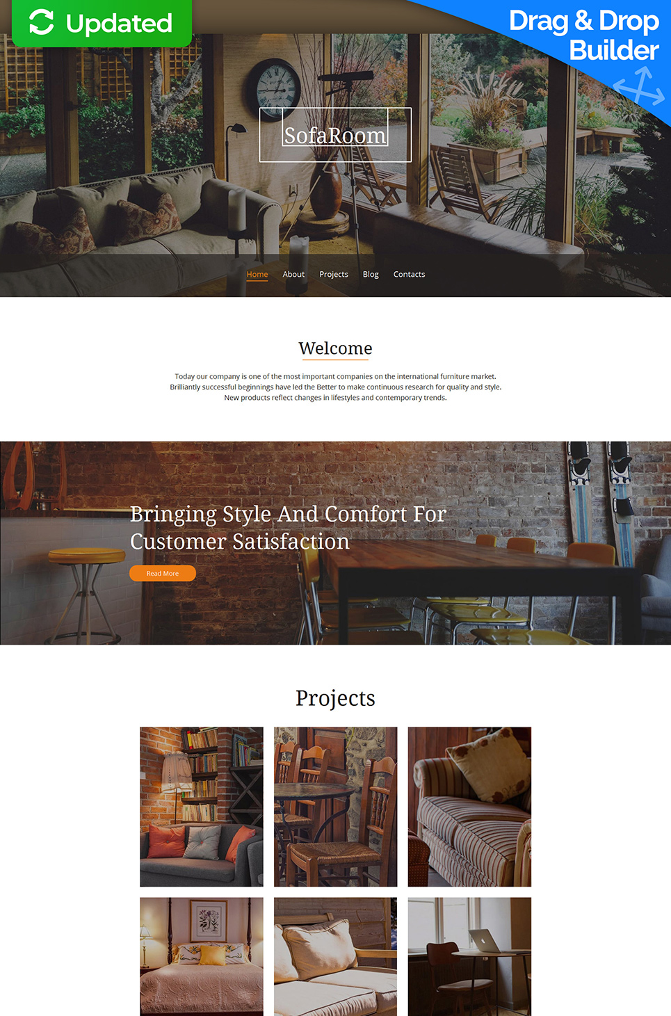 Furniture Responsive Moto CMS 3 Template New Screenshots BIG