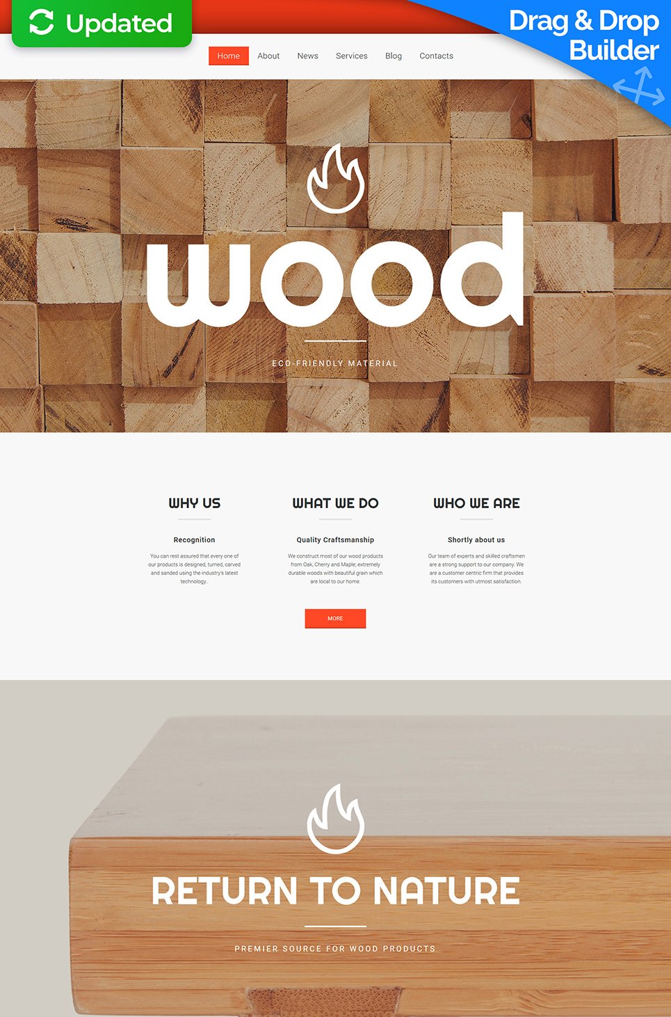 Furniture Responsive Moto CMS 3 Template New Screenshots BIG