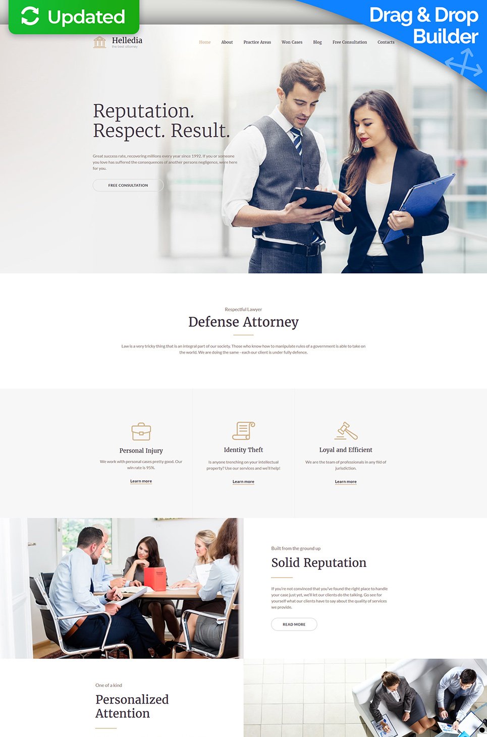 Helledia - Lawyer Premium Moto CMS 3 Template New Screenshots BIG