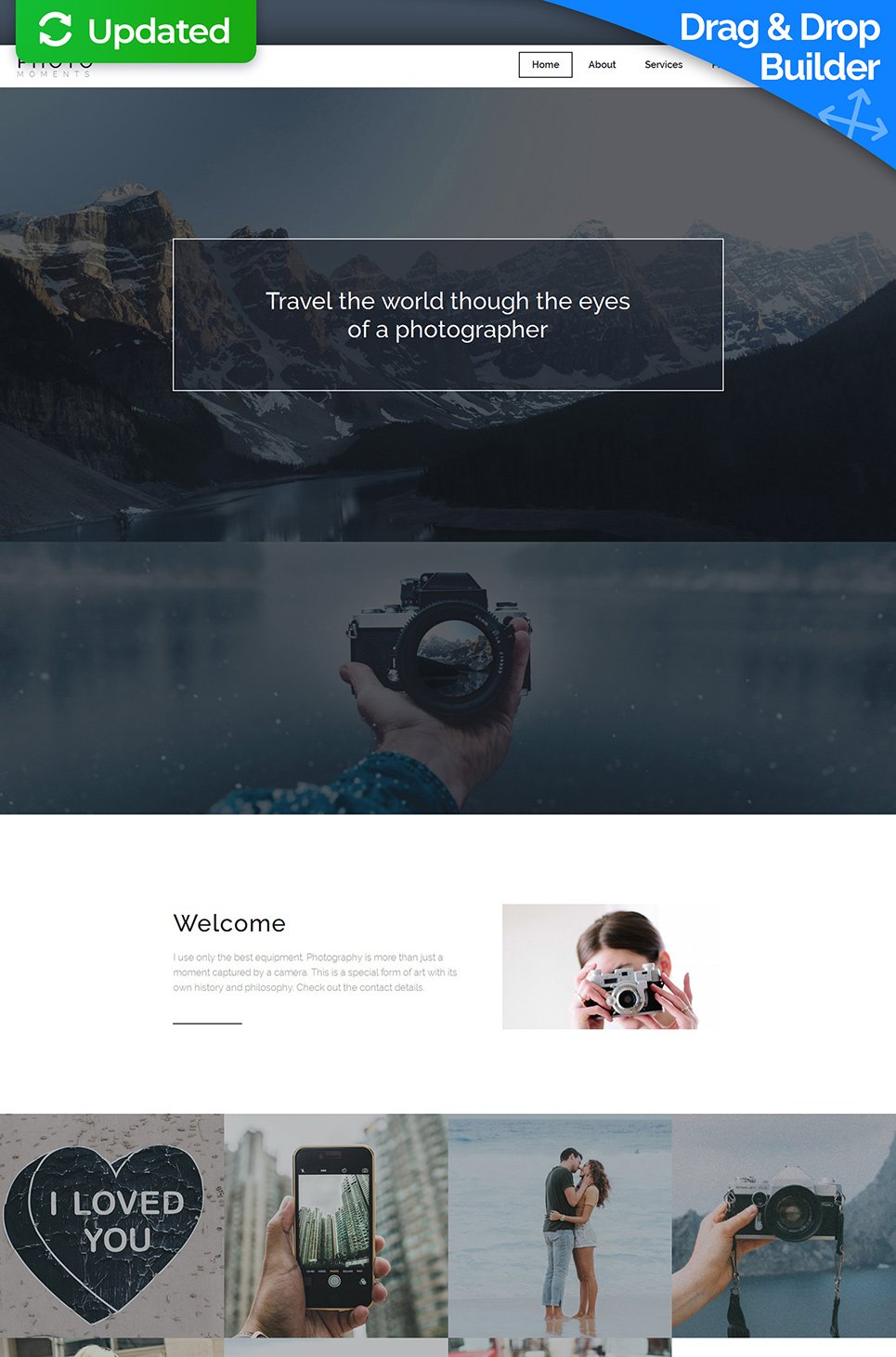 Photo Moments Responsive Photo Gallery Template New Screenshots BIG