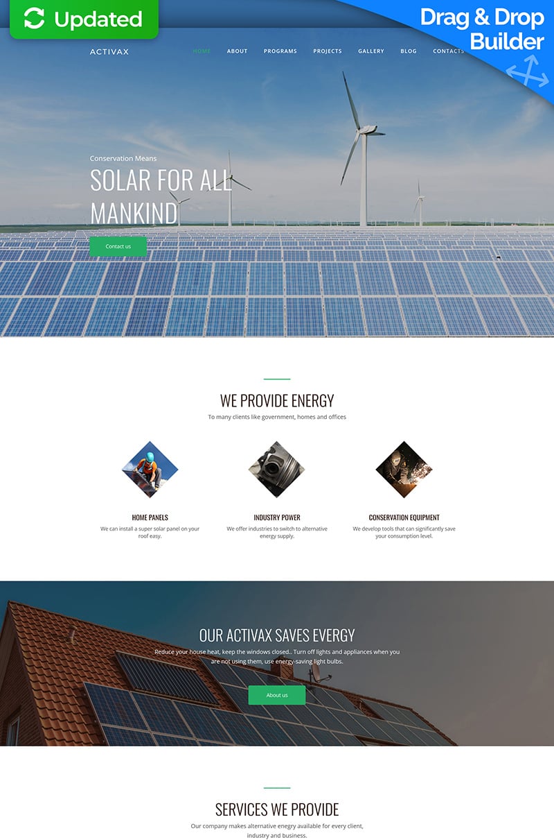 Responsive Activax Moto Cms 3 #59466