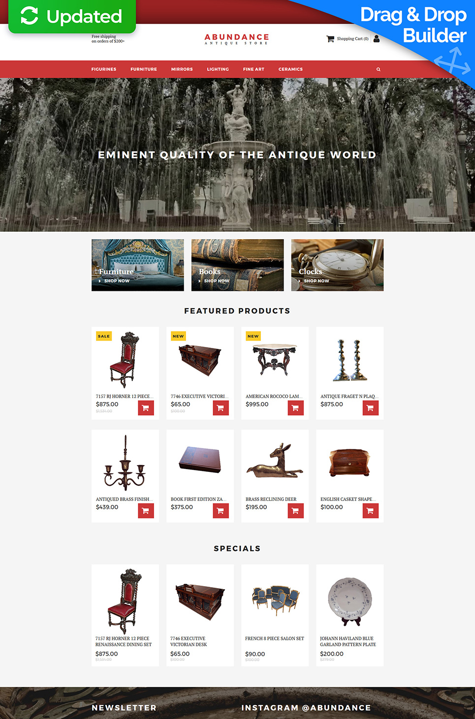 Abundance - Antique Responsive MotoCMS Ecommerce Template New Screenshots BIG