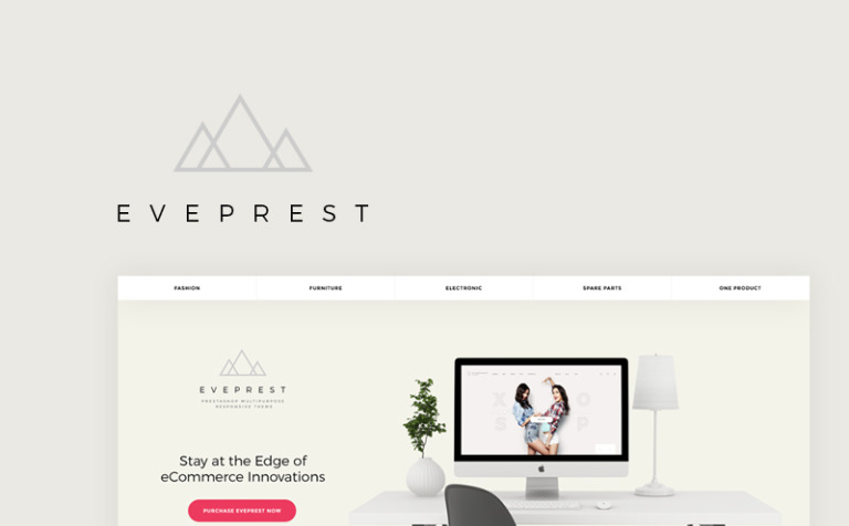 Eveprest - Multipurpose Responsive PrestaShop Template Big Screenshot Eveprest - Multipurpose PrestaShop Theme Big Screenshot