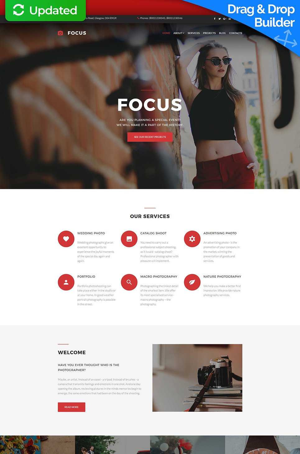 Focus Responsive Photo Gallery Template New Screenshots BIG