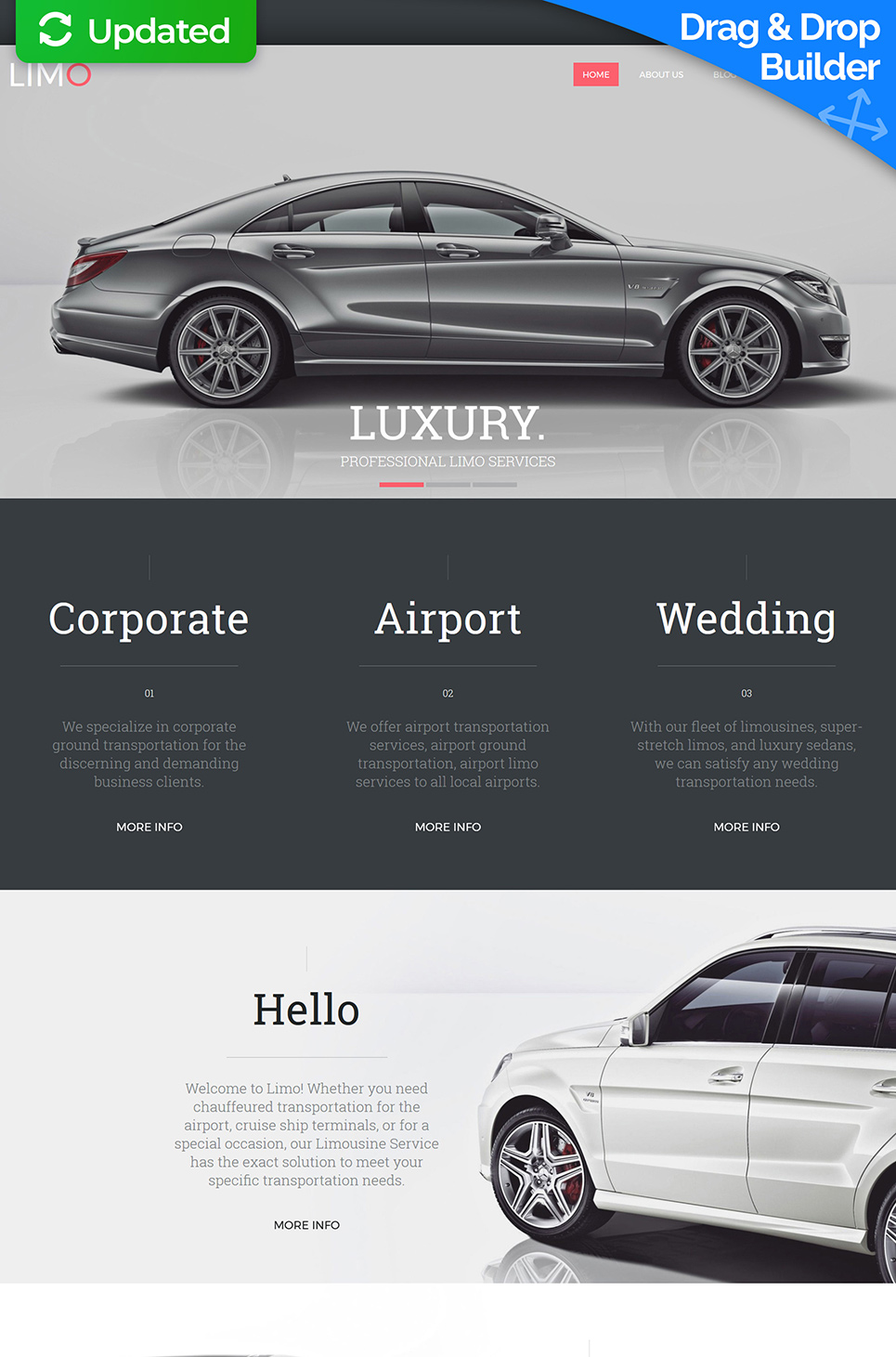 Limo Responsive Moto CMS 3 Template New Screenshots BIG